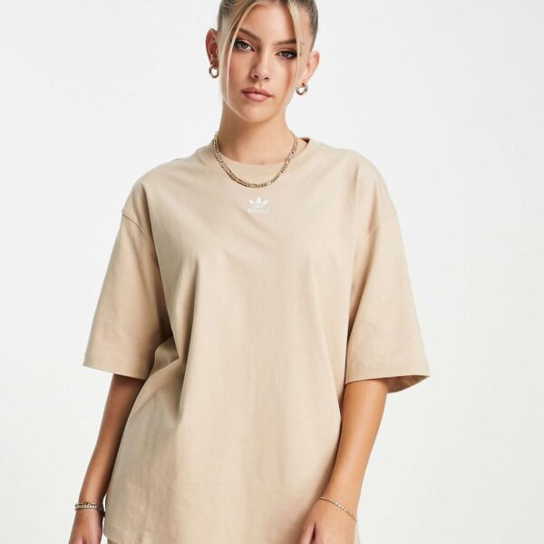 Adidas Originals essentials t-shirt in beige