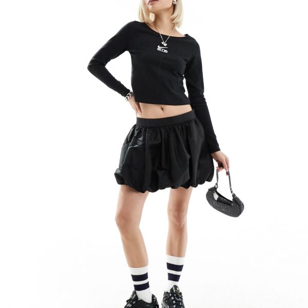Nike Air tight long sleeve top in black