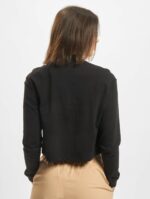 Nike mock neck long sleeve t-shirt in black with faux layered necklace print - Image 3