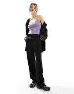 Nike ribbed Cami top in purple - Image 2