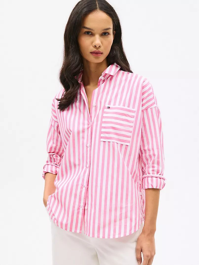 Relaxed Fit Stripe Shirt44 Relaxed Fit Stripe Shirt - Image 1