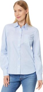 Tommy Hilfiger Logo Stripe Shirt - Image 3