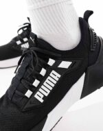 Puma Retaliate 3 trainers in black & white - Image 3