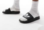 Adilette lite Sliders in Black - Image 3