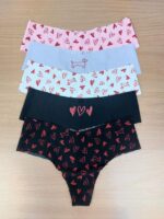 5-Pack No-Show Thong Panties - Image 2
