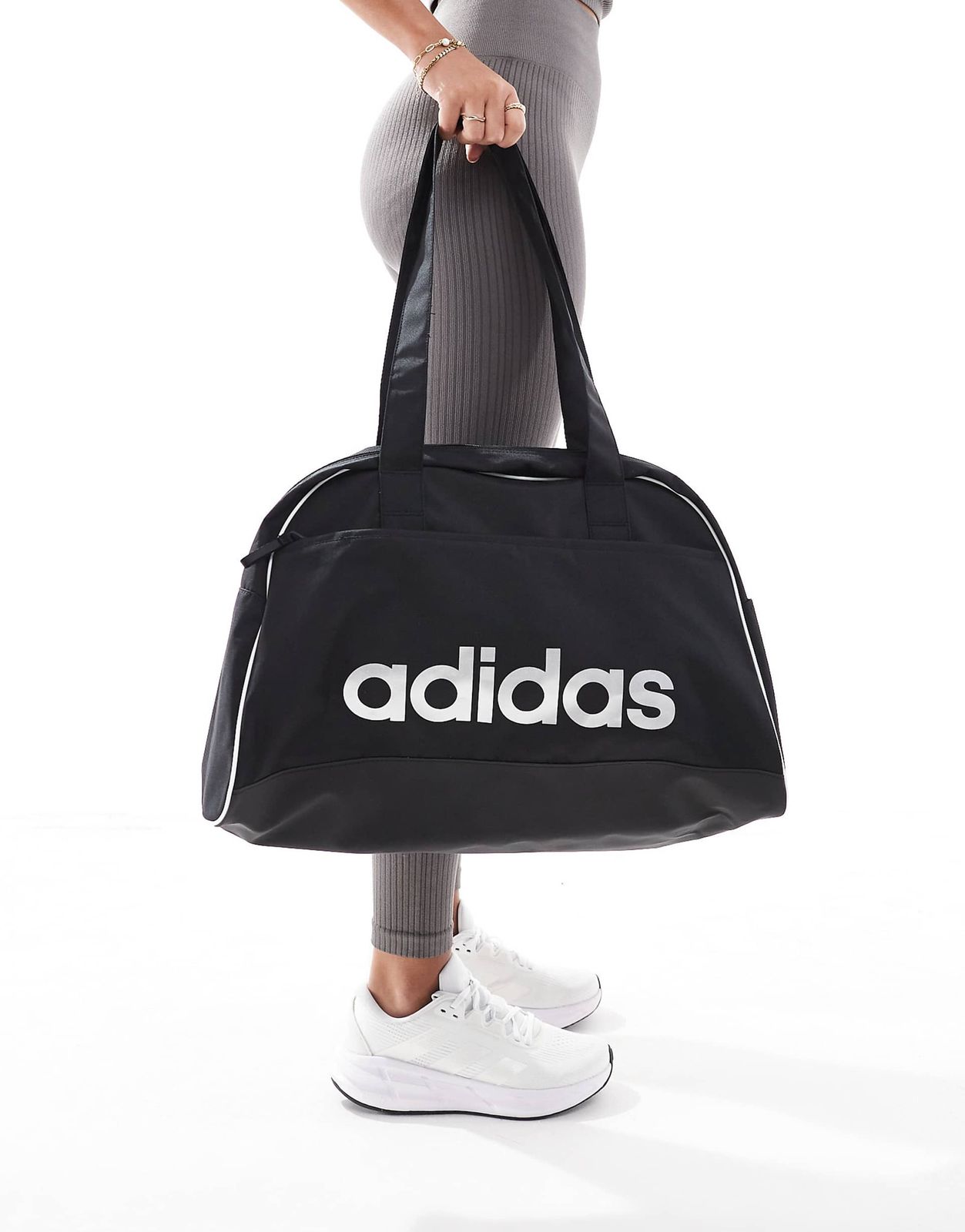 Adidas Performance linear essentials bowling bag in black - 2
