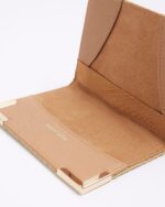 Beige Raffia Passport Cover - Image 2