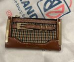 Brown Check Buckle Mini Wallet - Image 5