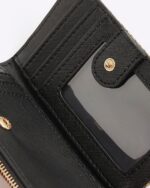 Brown Check Buckle Mini Wallet - Image 6