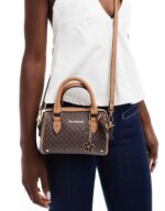 Brown Monogram Bowler Mini Cross Body Bag - Image 6
