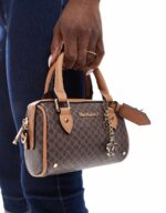 Brown Monogram Bowler Mini Cross Body Bag - Image 7