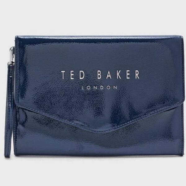 CRINKIE-Crinkle Icon Pouch in Navy