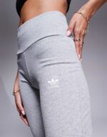 Essentials flared leggings in grey - Image 4