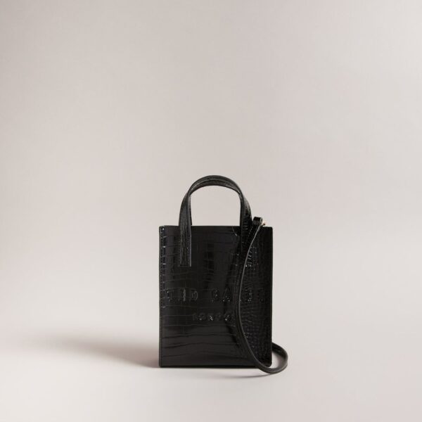 Gatocon Mini Croc Icon Bag Black