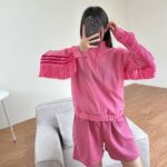 HALF-ZIP 3-STRIPES WINDBREAKER WITH FRINGES - Image 3