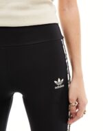 LEOPARD LUXE 3-STRIPES INFILL FLARED LEGGINGS - Image 3