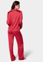 LUXURY TEXTURED CHARMEUSE PAJAMA SET - Image 3