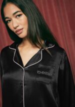 LUXURY TEXTURED CHARMEUSE PAJAMA SET - Image 5