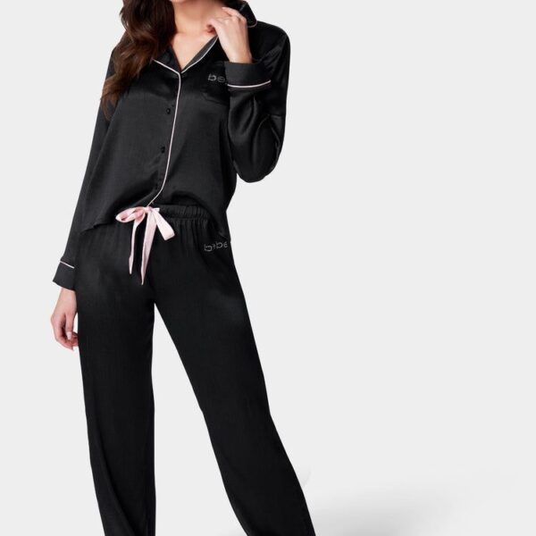 LUXURY TEXTURED CHARMEUSE PAJAMA SET