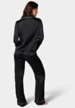 LUXURY TEXTURED CHARMEUSE PAJAMA SET - Image 3
