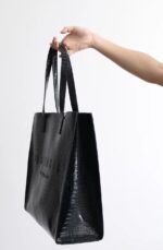 Large Croc Texture Icon Tote Bag - Image 3