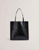 Large Croc Texture Icon Tote Bag - Image 5