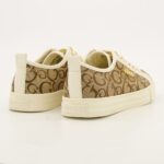 Light Brown Lynts2 Canvas Casual Patented Sneakers - Image 2