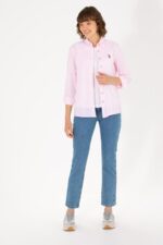 Linen Look Long Sleeve Basic Shirt - Image 6