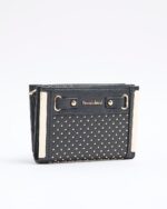 Logo Black Studded Purse - Image 6