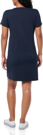 Logo Dress in Navy - Image 3