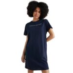 Logo Dress in Navy - Image 5