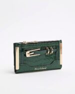 Logo  Mini Wallet in green - Image 5