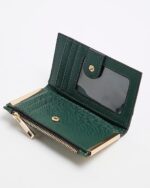 Logo  Mini Wallet in green - Image 3