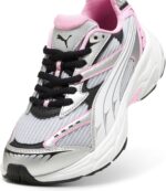 Logo trainers in Silver and Pink - Image 3