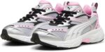 Logo trainers in Silver and Pink - Image 5