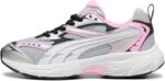 Logo trainers in Silver and Pink - Image 7