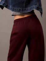 Monogram Logo Fleece Wide Leg Sweatpants - Image 4