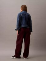 Monogram Logo Fleece Wide Leg Sweatpants - Image 2