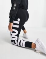 Nike just do it leggings in black - Image 2