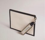 Striped Canvas Webbing Pouch - Image 5