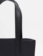 Ted Baker seacon crosshatch small icon bag in black - Image 3