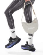 Training cross body nylon bag in off white - Image 3