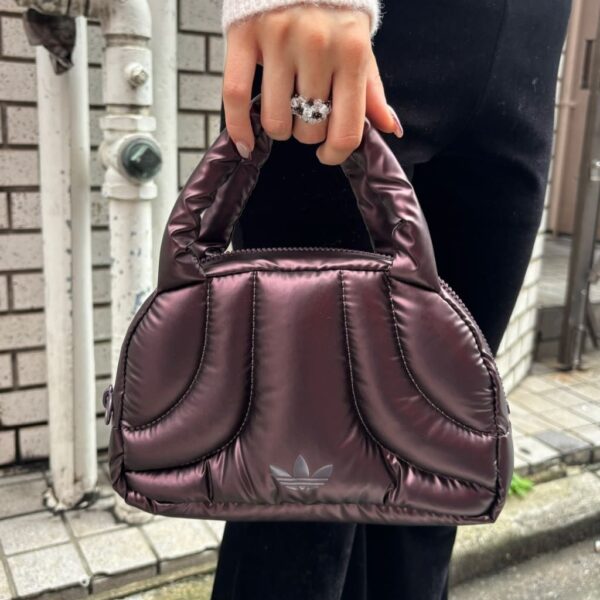 Trefoil-logo padded Mini tote bag