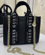 GUESS Logo-Tape Mini Tote Crossbody - Image 3