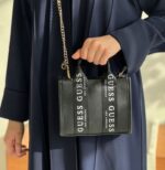 GUESS Logo-Tape Mini Tote Crossbody - Image 2