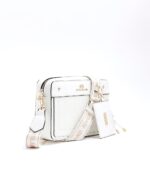 White Weave Boxy Cross Body Bag - Image 2