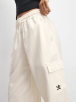 adidas Originals essentials woven cargos in wonder white - Image 4