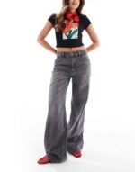 Stradivarius Baggy Low Waist Jeans
