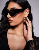 ALDO Ocerimas rectangle sunglasses in black