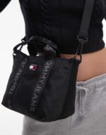 Logo Small Nylon Tote Bag - Image 4